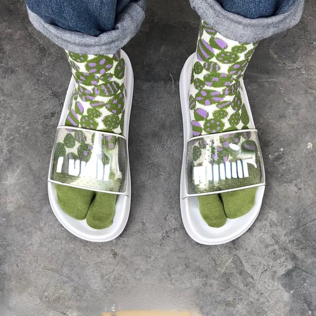 Japanese multi-color jacquard  - Toe Sock Split review and price