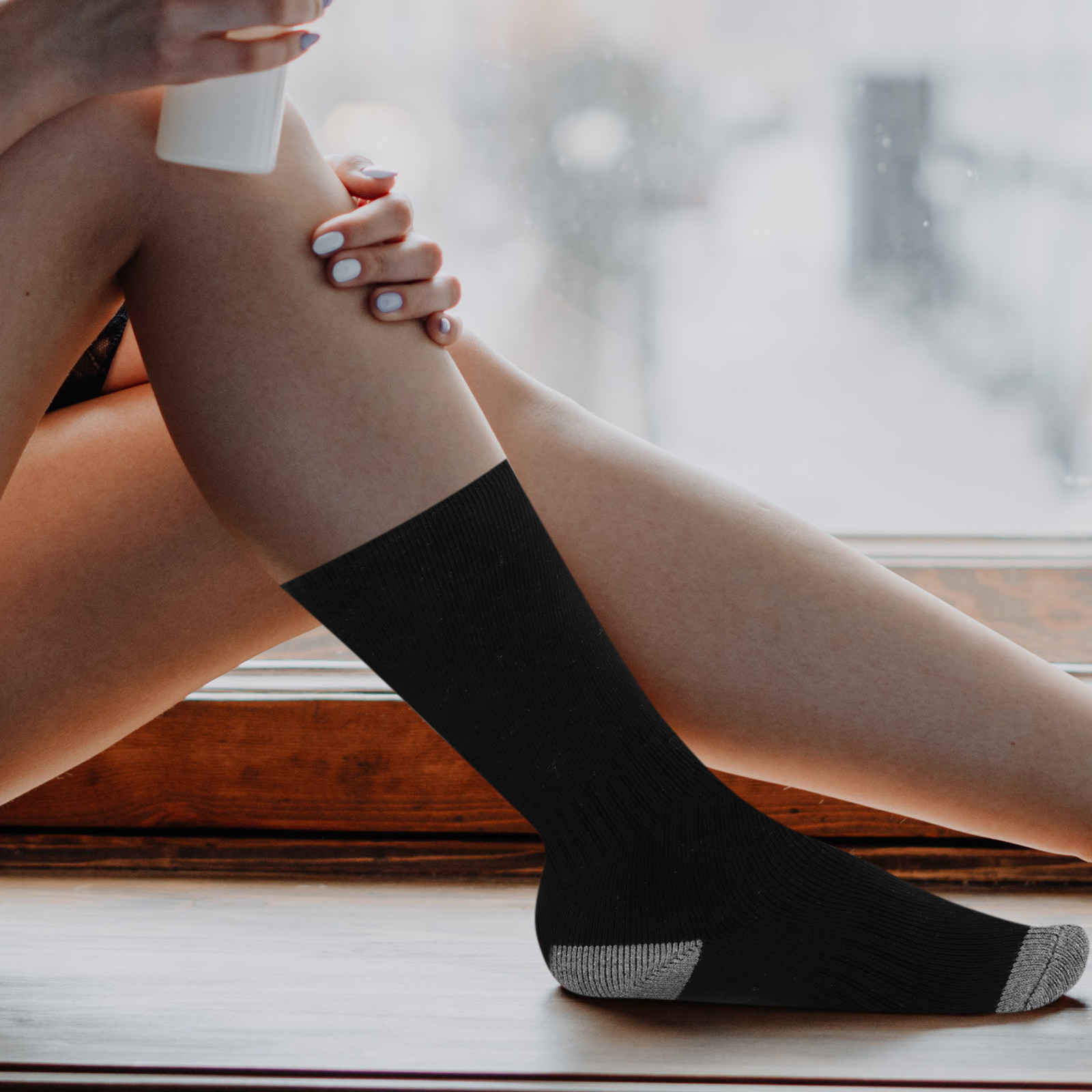 1Set Heated Socks USB Electric - Thermal Sock Winter review and price