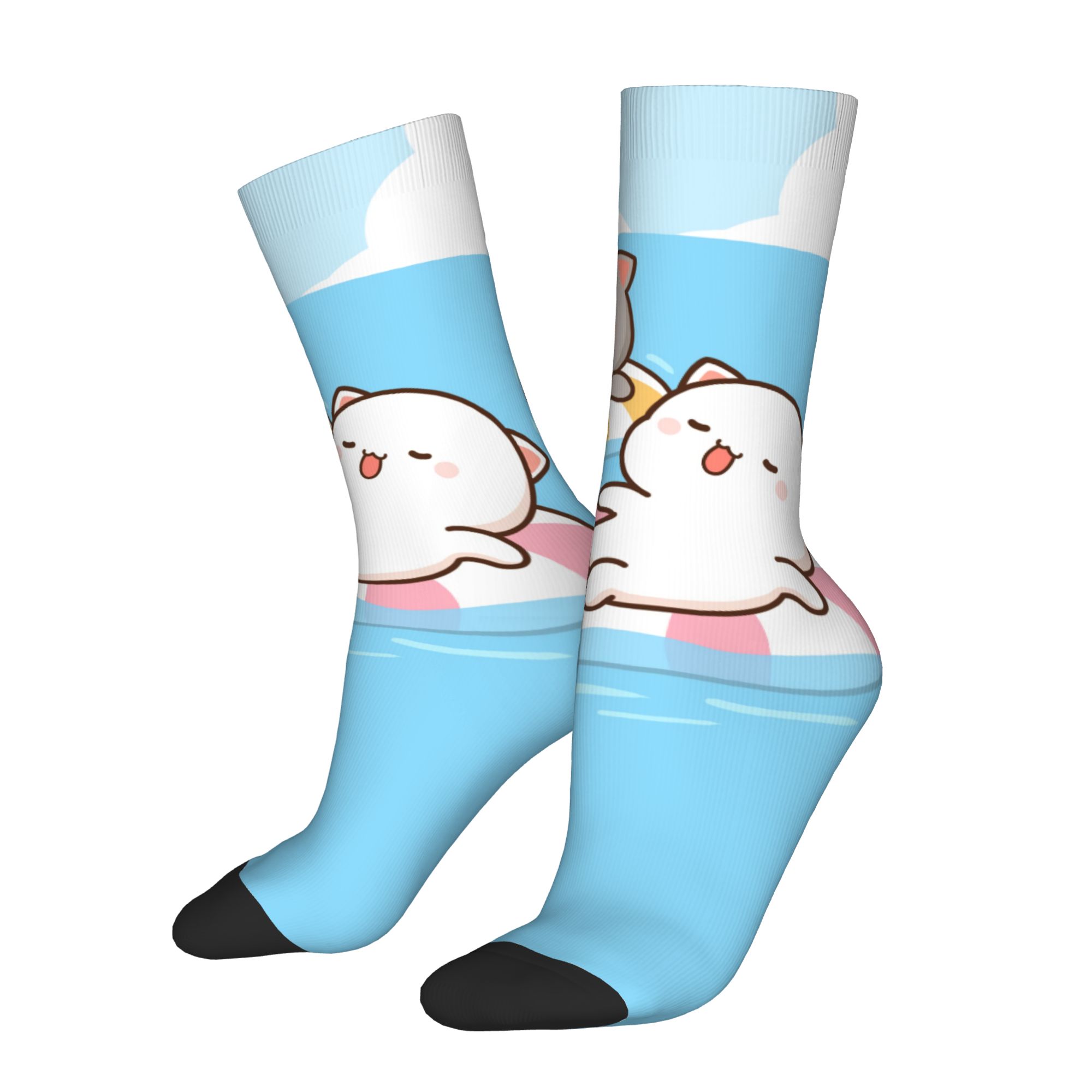 Custom Some Cute Gifs Of Mochi - Dress Sock Men review and price
