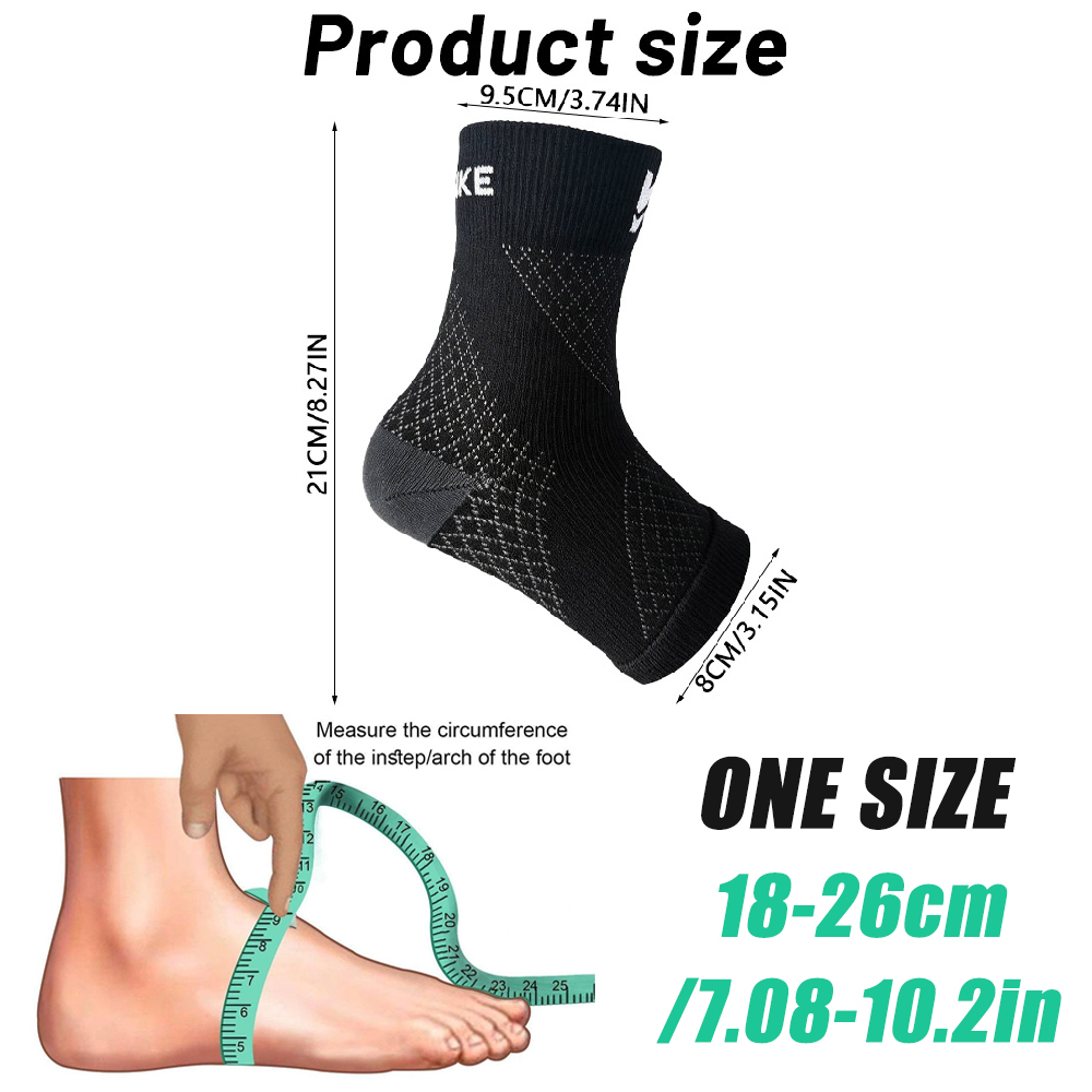 1Pair Lightweight Breathable A - Ankle Brace Sock review and price